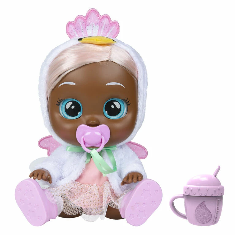 Cry Babies Kiss Me Daphne - 12" Baby Doll | Deluxe Blushing Cheeks Feature | Shimmery Changeable Outfit With Bonus Baby Bottle 1 Cry Babies Kiss Me Daphne - 12" Baby Doll | Deluxe Blushing Cheeks Feature | Shimmery Changeable Outfit With Bonus Baby Bottle