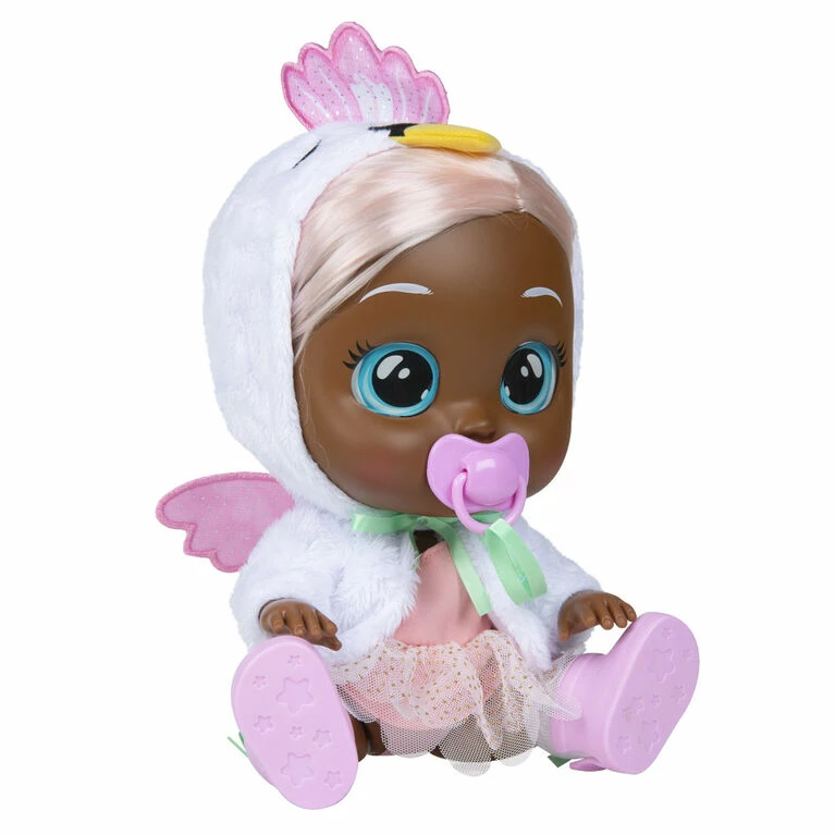 Cry Babies Kiss Me Daphne - 12" Baby Doll | Deluxe Blushing Cheeks Feature | Shimmery Changeable Outfit With Bonus Baby Bottle 4 Cry Babies Kiss Me Daphne - 12" Baby Doll | Deluxe Blushing Cheeks Feature | Shimmery Changeable Outfit With Bonus Baby Bottle - Image 4