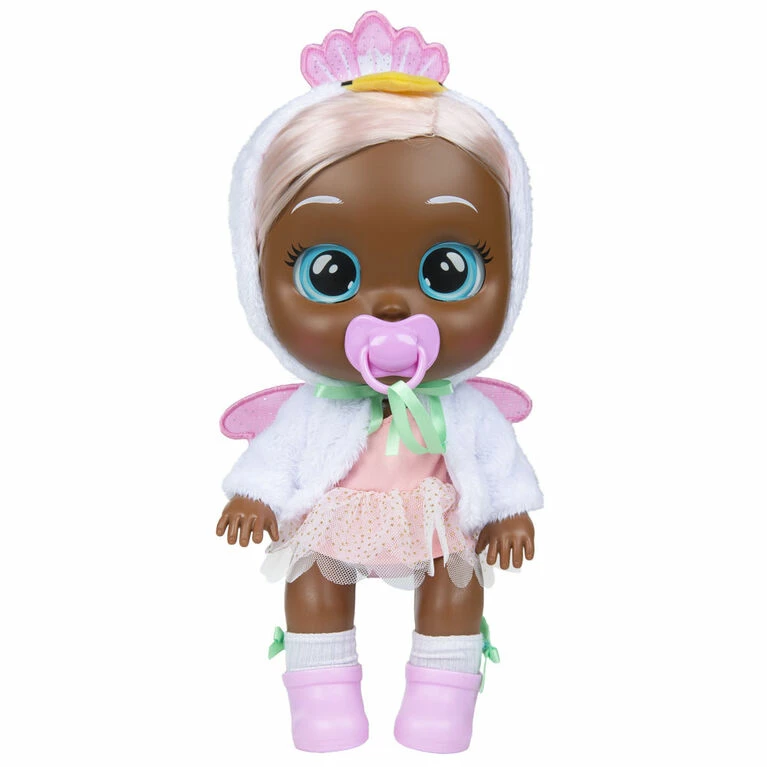 Cry Babies Kiss Me Daphne - 12" Baby Doll | Deluxe Blushing Cheeks Feature | Shimmery Changeable Outfit With Bonus Baby Bottle 5 Cry Babies Kiss Me Daphne - 12" Baby Doll | Deluxe Blushing Cheeks Feature | Shimmery Changeable Outfit With Bonus Baby Bottle - Image 5