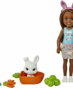 Barbie Chelsea Doll And Pet Bunny With Accessories