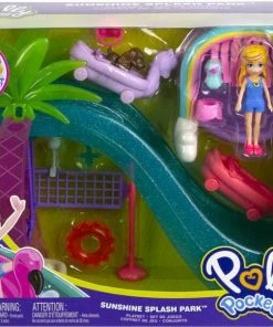 MATTEL Polly Pocket Sunshine Splash Park Playset -Barbie Sales 54CF1A5E 6