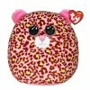 Ty Squish Lainey Pink Leopard 10 Inch