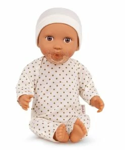 Branford Babi Baby Doll (Medium) - Brown Eyes And Ivory Hat 14-inch Baby Doll, Ivory Outfit -Barbie Sales 54EB594D 3