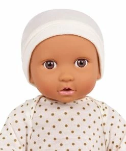 Branford Babi Baby Doll (Medium) - Brown Eyes And Ivory Hat 14-inch Baby Doll, Ivory Outfit -Barbie Sales 54EB594D 6