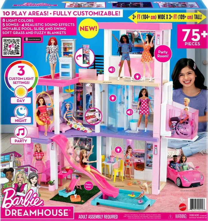 Barbie Dreamhouse (3.75-Ft) Dollhouse With Pool, Slide, Elevator, Lights And Sounds 6 Barbie Dreamhouse (3.75-Ft) Dollhouse With Pool, Slide, Elevator, Lights And Sounds - Image 6