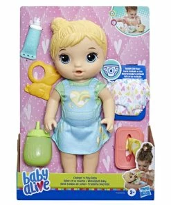 Hasbro Baby Alive Change 'n Play Baby Doll, Drinks And Wets - R Exclusive -Barbie Sales 64415AAB 4