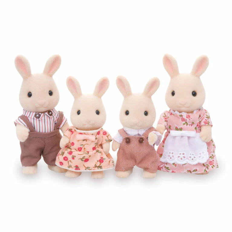 Epoch Calico Critters Sweeptea Rabbit Family, Set Of 4 Collectible Doll Figures 2 Epoch Calico Critters Sweeptea Rabbit Family, Set Of 4 Collectible Doll Figures - Image 2