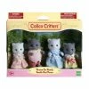 Epoch Calico Critters Persian Cat Family, Set Of 4 Collectible Doll Figures