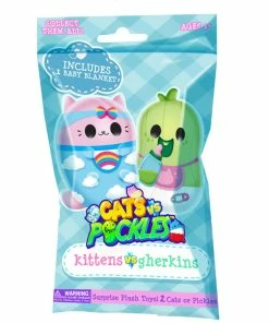 Imports Dragon Kittens Vs Gherkins - Mystery Bag - Contains 1 Pair Of 3" Bean Filled Plushies!