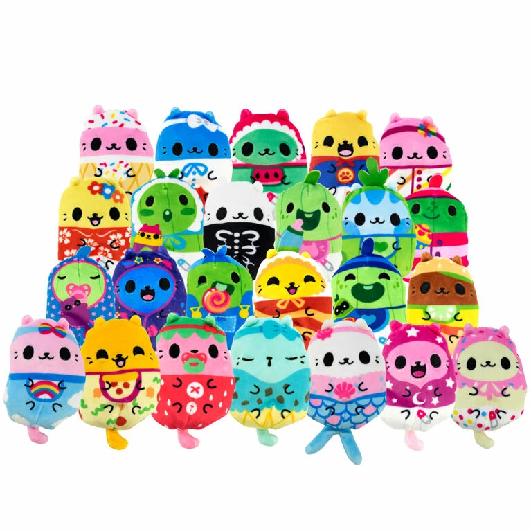 Imports Dragon Kittens Vs Gherkins - Mystery Bag - Contains 1 Pair Of 3" Bean Filled Plushies! 2 Imports Dragon Kittens Vs Gherkins - Mystery Bag - Contains 1 Pair Of 3" Bean Filled Plushies! - Image 2