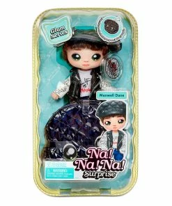 MGA Entertainment Na Na Na Surprise 2-in-1 Fashion Doll And Metallic Purse Glam Series - Maxwell Dane, Brunette Boy Doll In Dog Ear Hat With Puppy Purse -Barbie Sales 6489880E 4