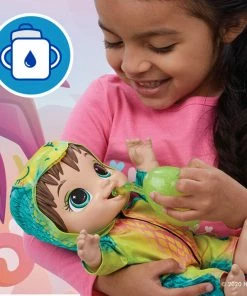 Hasbro Baby Alive Dino Cuties Doll, Stegosaurus, Brown Hair -Barbie Sales 64A37877 4