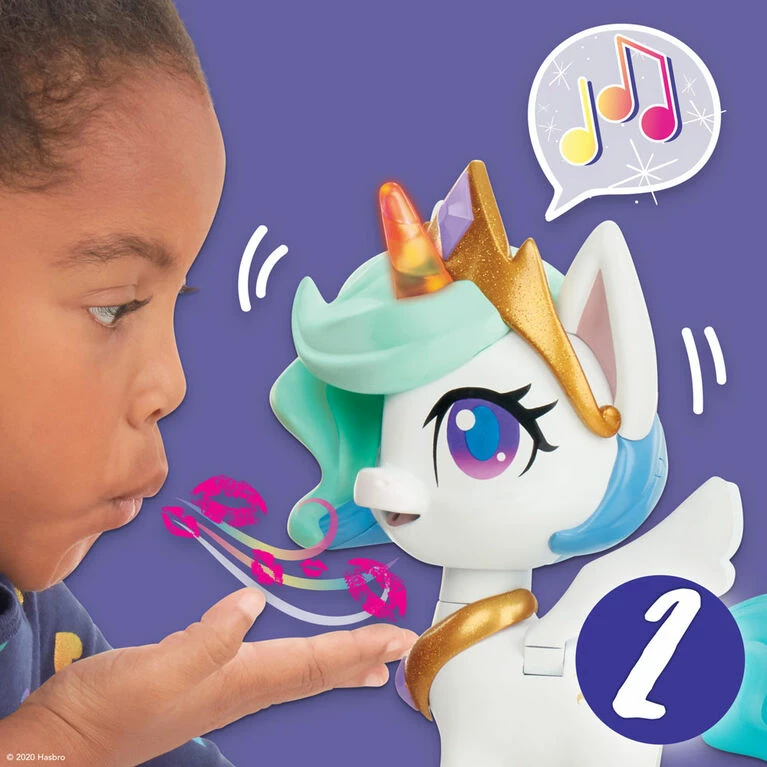 Hasbro My Little Pony Magical Kiss Unicorn Princess Celestia - R Exclusive 5 Hasbro My Little Pony Magical Kiss Unicorn Princess Celestia - R Exclusive - Image 5