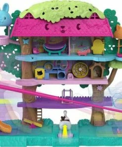 Barbie Polly Pocket Pollyville Pet Adventure Treehouse Playset -Barbie Sales 74DA7B4E 3