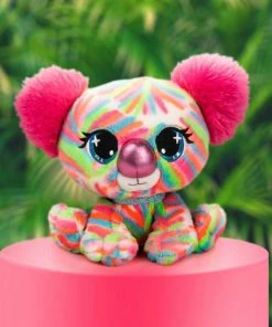 SPIN MASTER P.Lushes Designer Fashion Pets Koko Melbie Koala Bear Premium Stuffed Animal, Multicolor/Pink, 6" -Barbie Sales 74E39AE0 6