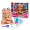 Just Play Barbie Tie-Dye Deluxe 20-Piece Styling Head, Blonde Hair, Includes 2 Non-Toxic Dye Colors