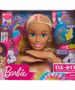 Just Play Barbie Tie-Dye Deluxe 20-Piece Styling Head, Blonde Hair, Includes 2 Non-Toxic Dye Colors -Barbie Sales 840509ED 6