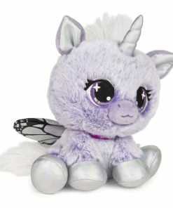 SPIN MASTER P.Lushes Designer Fashion Pets Mariah Monarch Unicorn Premium Stuffed Animal, Purple/Silver, 6" -Barbie Sales 840E180A 3