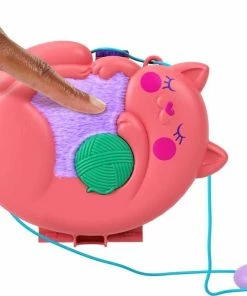 MATTEL Polly Pocket Starring Shani Cuddly Cat Purse Compact - R Exclusive -Barbie Sales 84459A4B 3