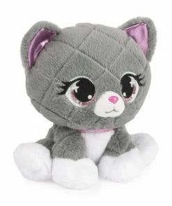 SPIN MASTER P.Lushes Designer Fashion Pets Maxine Purrnel Kitten Stuffed Animal, Gray/White, 6" -Barbie Sales 84AAC816 3