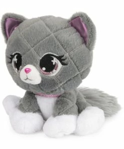 SPIN MASTER P.Lushes Designer Fashion Pets Maxine Purrnel Kitten Stuffed Animal, Gray/White, 6" -Barbie Sales 84AAC816 4