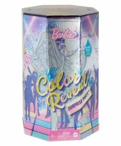 MATTEL Barbie Color Reveal Surprise Party! Set With 50+ Surprises, 2 Dolls And 2 Pets - Styles May Vary