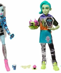 MATTEL Monster High Deuce + Frankie Coffee Break Dolls - R Exclusive -Barbie Sales 94056B08 3