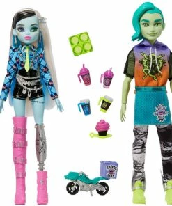MATTEL Monster High Deuce + Frankie Coffee Break Dolls - R Exclusive -Barbie Sales 94056B08 5