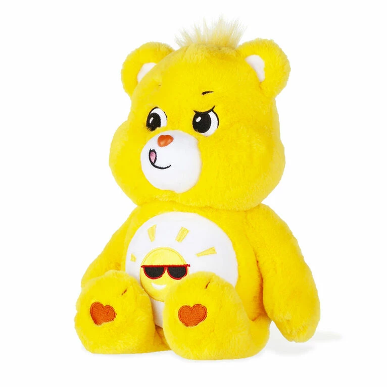 Basic Fun Care Bears Medium Plush - Funshine Bear 4 Basic Fun Care Bears Medium Plush - Funshine Bear - Image 4