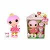 MGA Entertainment Lalaloopsy Littles Doll - Trinket Sparkles With Pet Yarn Ball Kitten, 7" Princess Doll