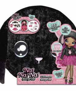 MGA Entertainment Na! Na! Na! Surprise Ultimate Surprise Black Bunny With New Taller Doll And 100+ Mix & Match Looks
