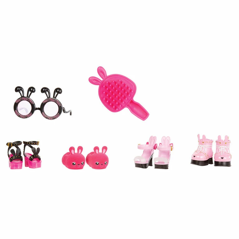 MGA Entertainment Na! Na! Na! Surprise Ultimate Surprise Black Bunny With New Taller Doll And 100+ Mix & Match Looks 5 MGA Entertainment Na! Na! Na! Surprise Ultimate Surprise Black Bunny With New Taller Doll And 100+ Mix & Match Looks - Image 5