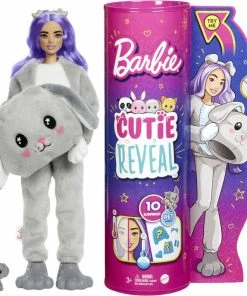 MATTEL Barbie Cutie Reveal Doll With Puppy Plush Costume And 10 Surprises
