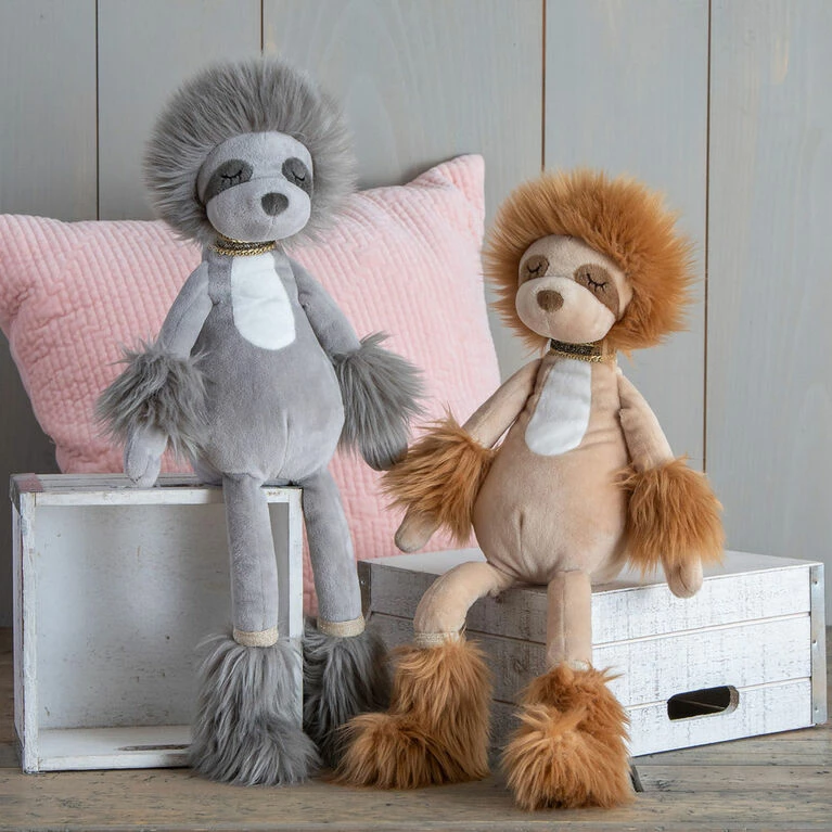 Mary Meyer - FabFuzz Tan Milano Sloth - Soft Toy, Stuffed Animal 17" 2 Mary Meyer - FabFuzz Tan Milano Sloth - Soft Toy, Stuffed Animal 17" - Image 2