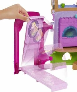 MATTEL Disney Princess Rapunzel's Tower Playset With Doll -Barbie Sales 94984BDE 3