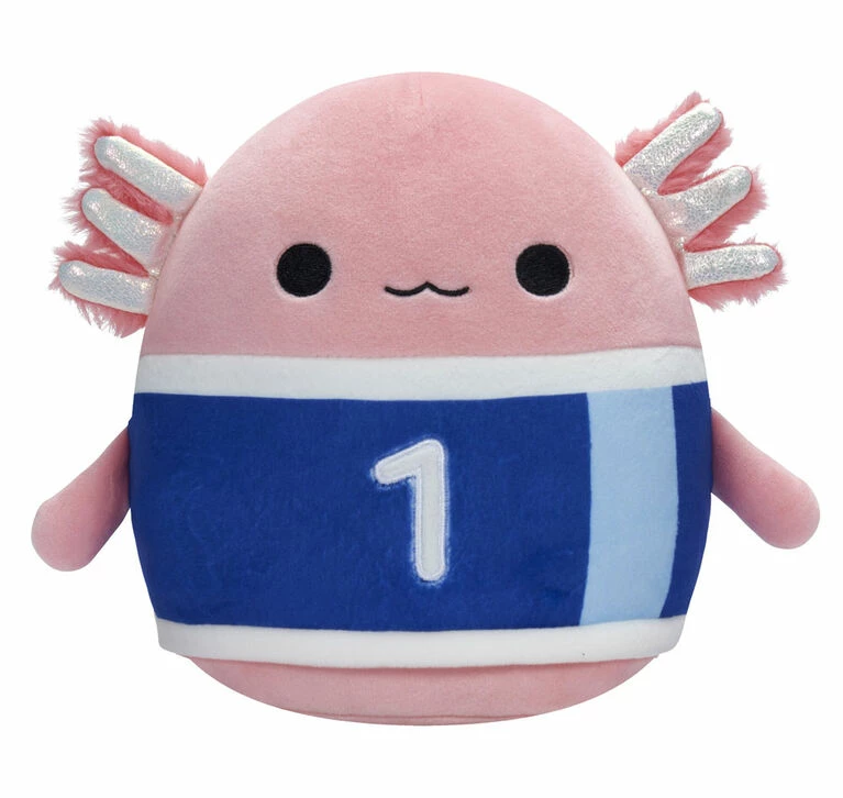 Squishmallows Squishmallow 7.5" - Archie The Axolotl With Soccer Jersey 1 Squishmallows Squishmallow 7.5" - Archie The Axolotl With Soccer Jersey