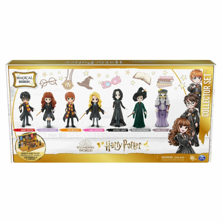 SPIN MASTER Wizarding World Harry Potter, Magical Minis Collector Set With 7 Collectible 3-inch Toy Figures - R Exclusive 2 SPIN MASTER Wizarding World Harry Potter, Magical Minis Collector Set With 7 Collectible 3-inch Toy Figures - R Exclusive - Image 2