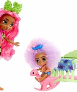 MATTEL Cave Club Wild About Babysitting Playset & Fernessa & Furrah Dolls -Barbie Sales 94C0EA0E 3