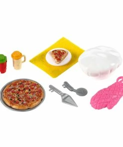 MATTEL ​Barbie Chelsea Can Be Pizza Chef Playset With Chelsea Doll (6-in/15.24-cm), Pizza Oven, 2 Spice Shakers, Pizza Pan & More -Barbie Sales 94C5E9BD 4