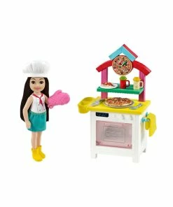 MATTEL ​Barbie Chelsea Can Be Pizza Chef Playset With Chelsea Doll (6-in/15.24-cm), Pizza Oven, 2 Spice Shakers, Pizza Pan & More -Barbie Sales 94C5E9BD 6