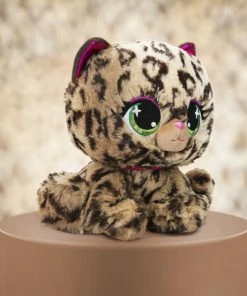 GUND P.Lushes Designer Fashion Pets Sadie Spotson Leopard Premium Stuffed Animal, Black And Pink, 6" -Barbie Sales 94F9FB76 6
