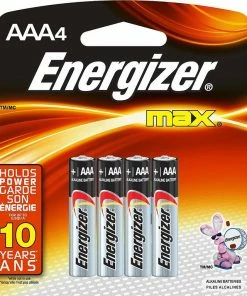 Energizer Max - AAA Batteries - 4 Pack