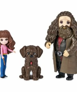 SPIN MASTER Wizarding World Harry Potter, Magical Minis Hermione And Rubeus Hagrid Friendship Set With Creature