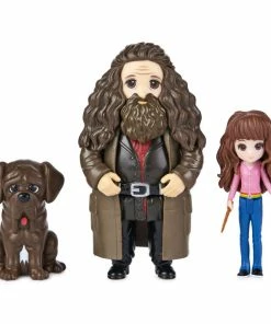 SPIN MASTER Wizarding World Harry Potter, Magical Minis Hermione And Rubeus Hagrid Friendship Set With Creature -Barbie Sales A41F0A68 6