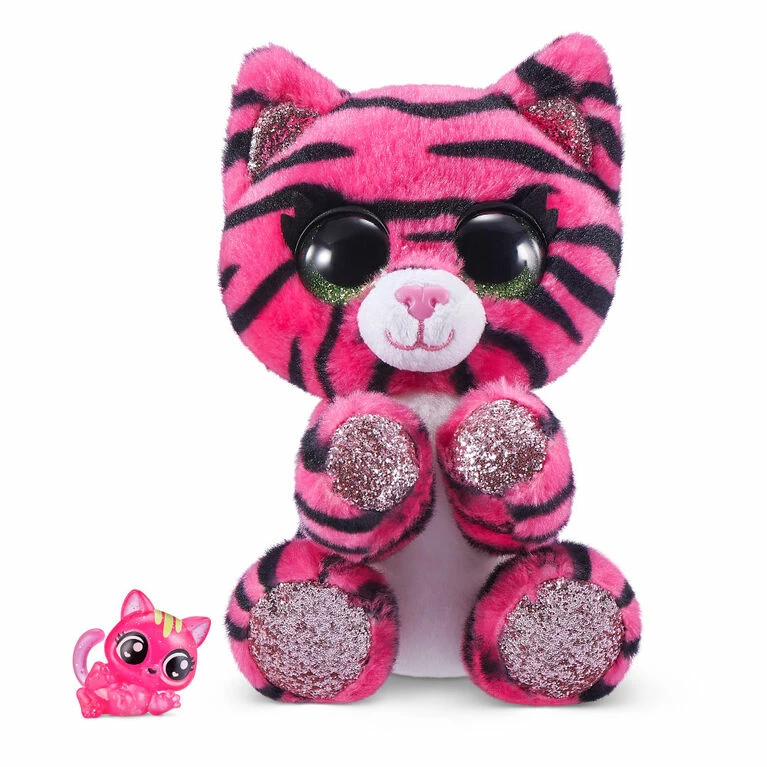 Coco Surprise Neon Plush Toy With Baby Collectible Pencil Topper Surprise In Cone By ZURU 2 Coco Surprise Neon Plush Toy With Baby Collectible Pencil Topper Surprise In Cone By ZURU - Image 2