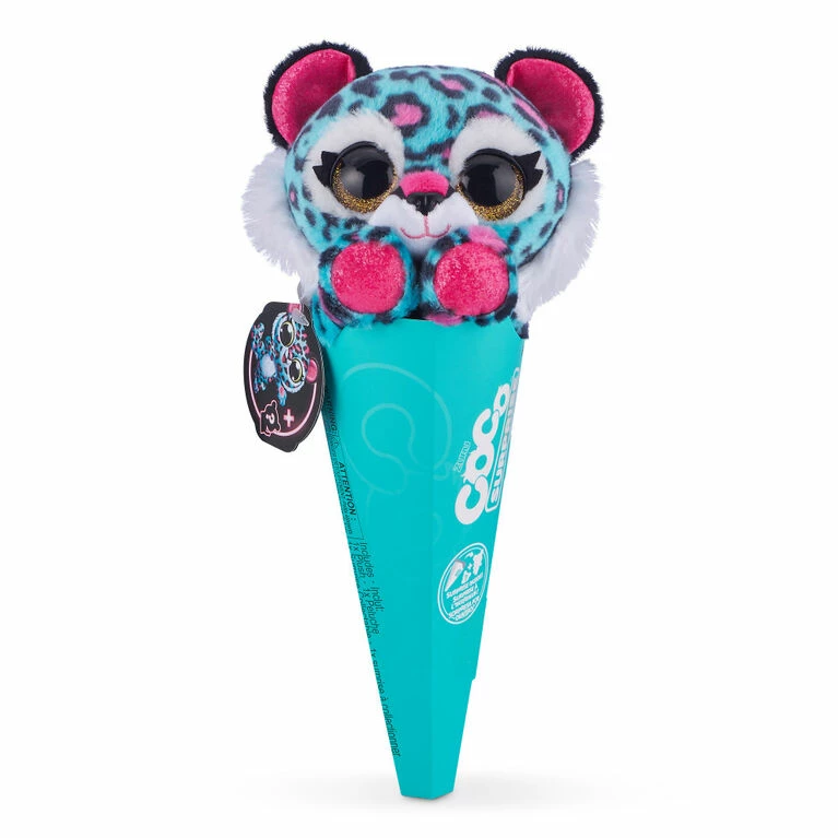 Coco Surprise Neon Plush Toy With Baby Collectible Pencil Topper Surprise In Cone By ZURU 3 Coco Surprise Neon Plush Toy With Baby Collectible Pencil Topper Surprise In Cone By ZURU - Image 3