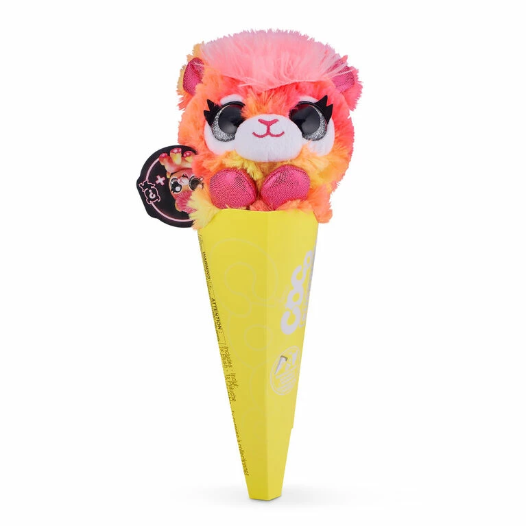 Coco Surprise Neon Plush Toy With Baby Collectible Pencil Topper Surprise In Cone By ZURU 5 Coco Surprise Neon Plush Toy With Baby Collectible Pencil Topper Surprise In Cone By ZURU - Image 5