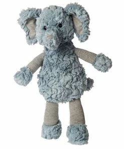 Mary Meyer - Putty Pinstripes Elephant - Soft Toy, Stuffed Animal 14"