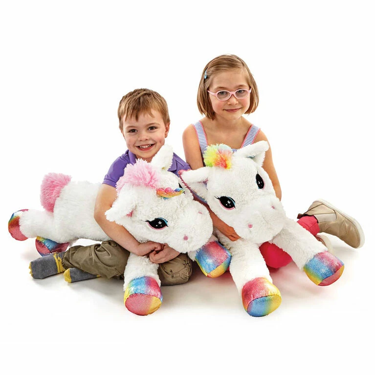 Addo Play Snuggle Buddies 31" Lying Large Dreamy Friend Unicorn - R Exclusive 2 Addo Play Snuggle Buddies 31" Lying Large Dreamy Friend Unicorn - R Exclusive - Image 2