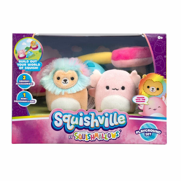 Squishmallows Squishville Mini Plush Accessory Set - Playground 1 Squishmallows Squishville Mini Plush Accessory Set - Playground